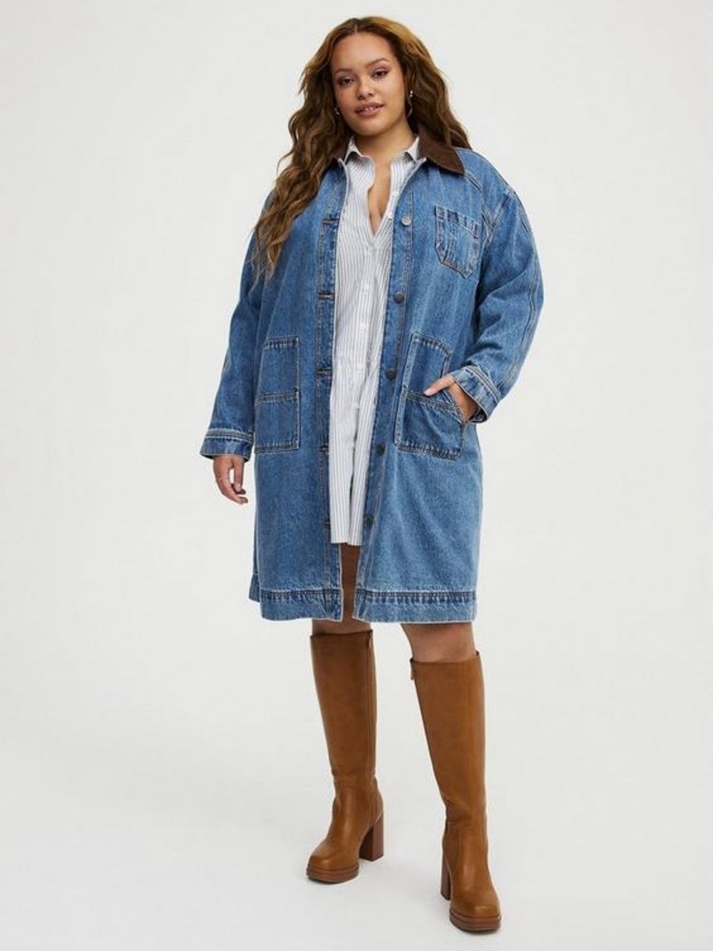 Torrid Denim Barn Coat
